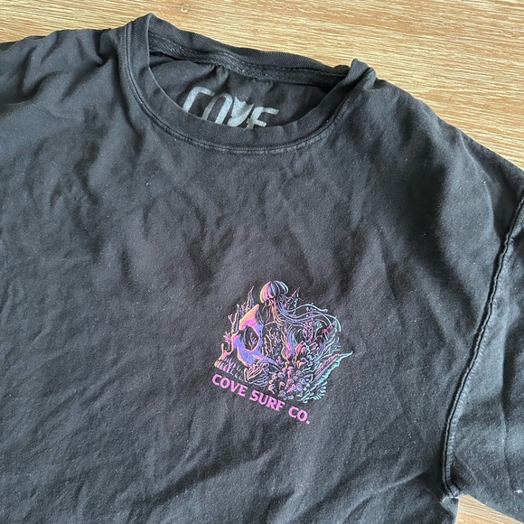 Cove Surf Co. Black Graphic T-Shirt - Picture 2 of 5